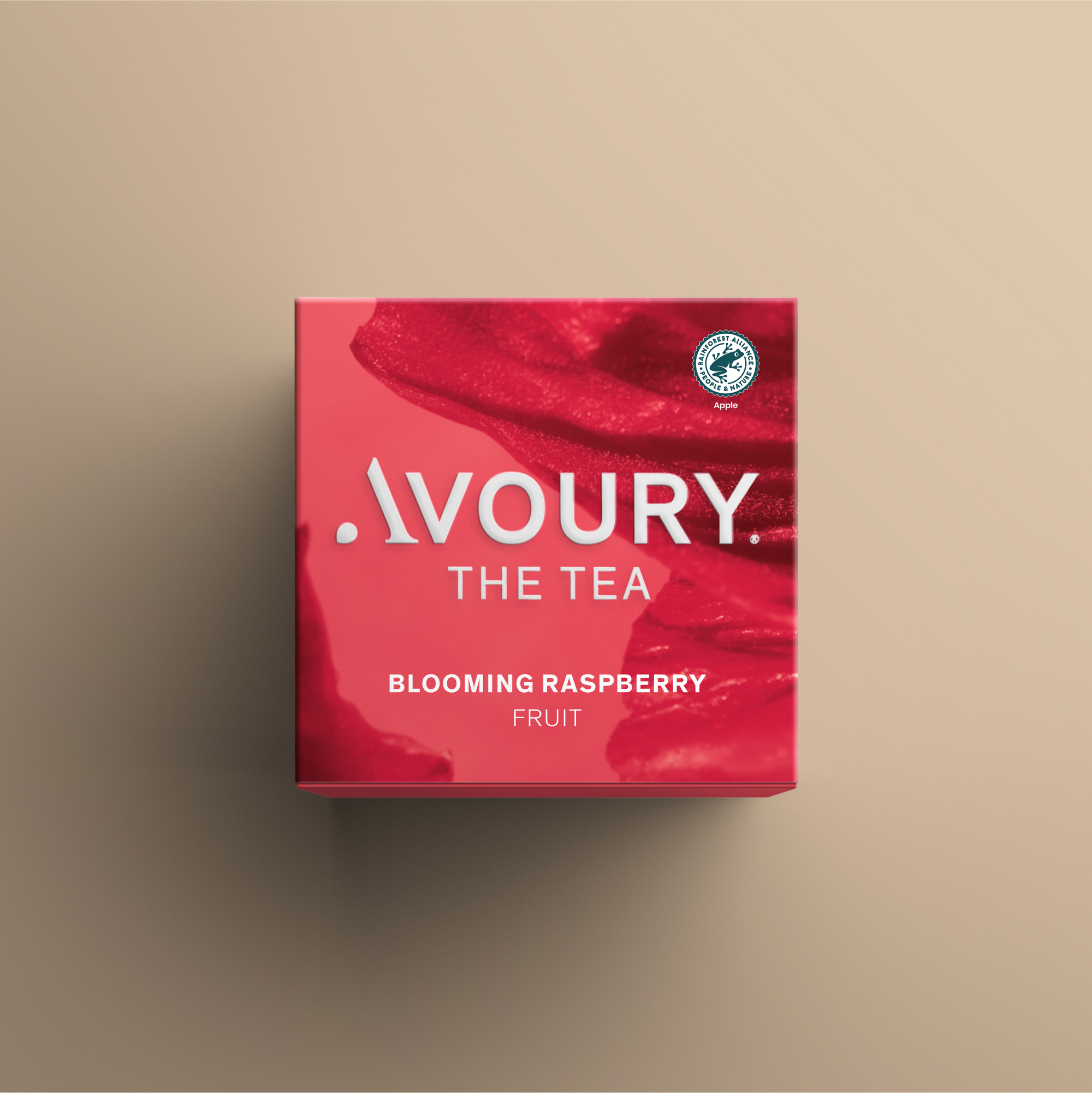 Blooming Raspberry Teeverpackung frontal