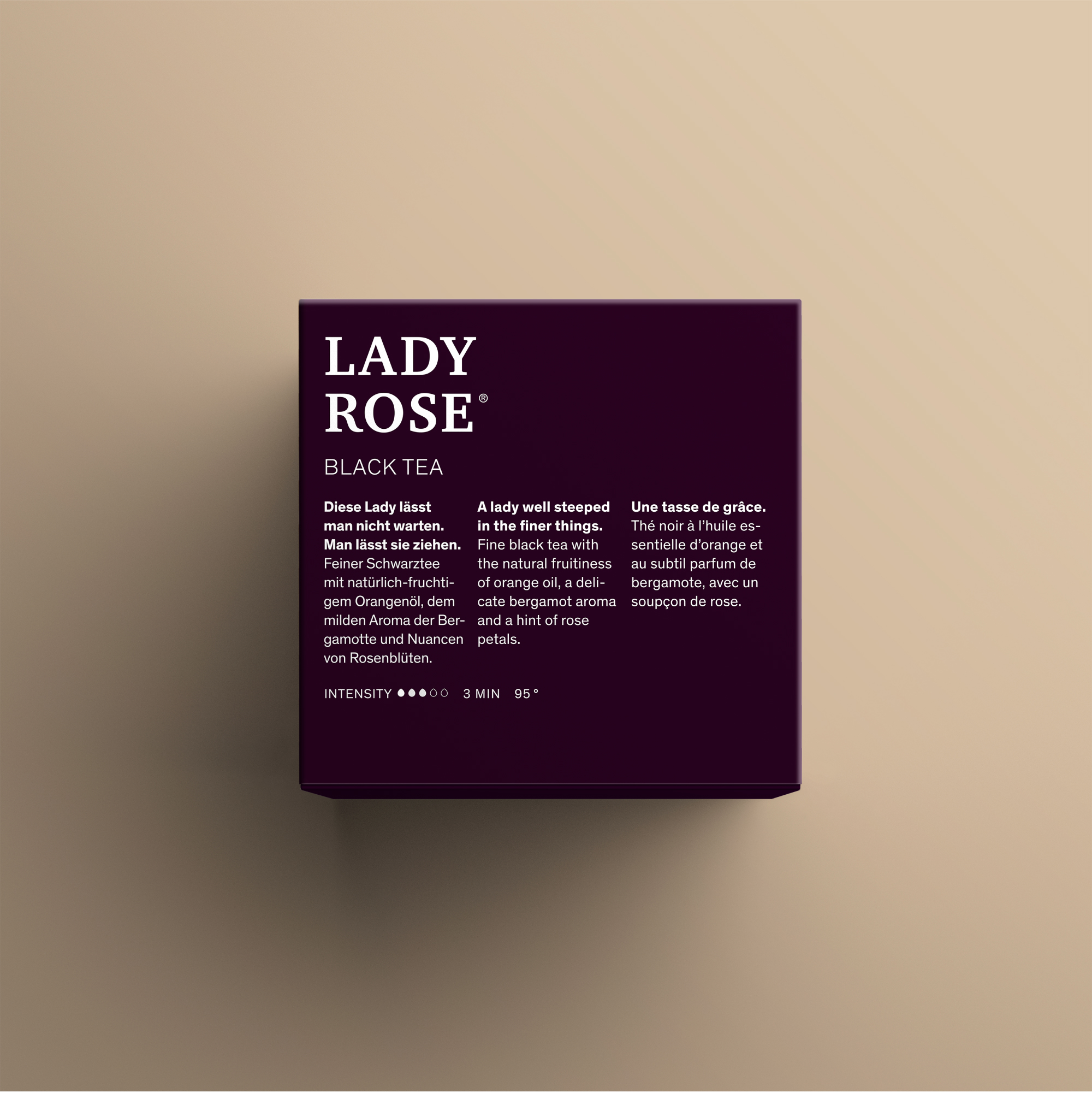 Lady Rose Teeverpackung Rücksite